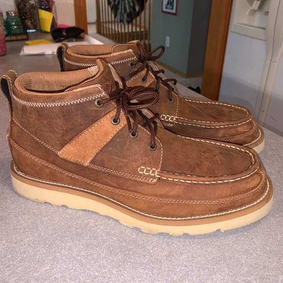 Shoes | Mens Twisted X Lace Up Boots 